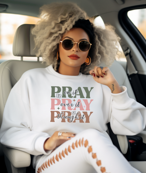 "Pray On It" Sweatshirt - Image 2